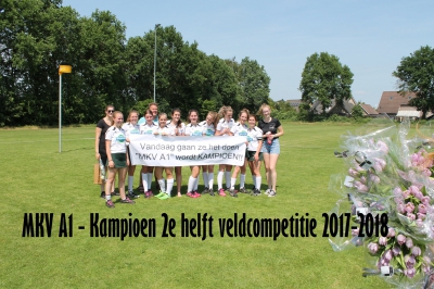 MKV A1 kampioen voorjaars veldcompetitie!